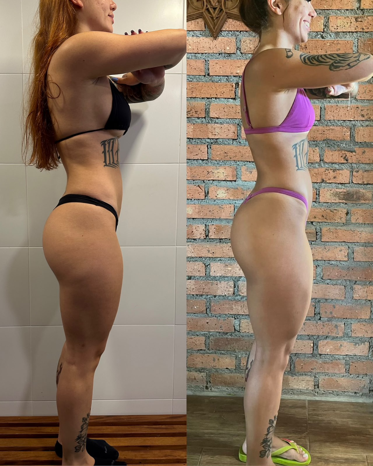 Transformação de Eduarda: antes e depois