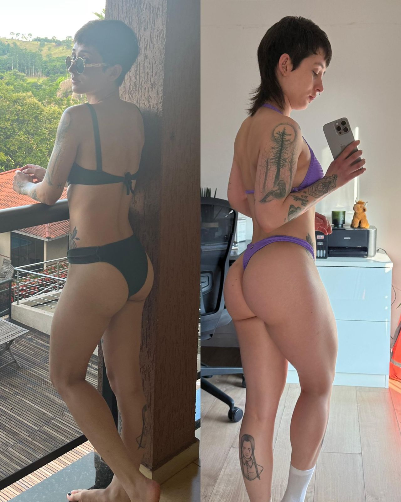 Transformação de Talyssa: antes e depois